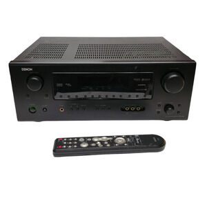 Denon Surround Sound Receiver AVR-488 W/ Remote & Manual Bundle